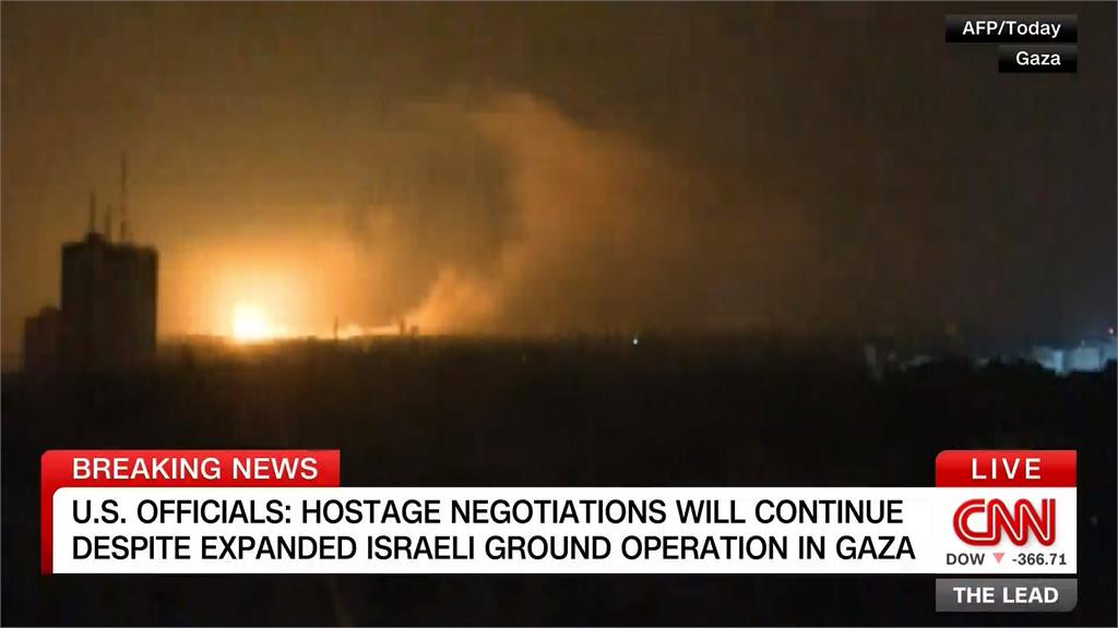 以色列擴大海陸空攻勢　加薩遭狂轟猛炸網路幾乎斷線