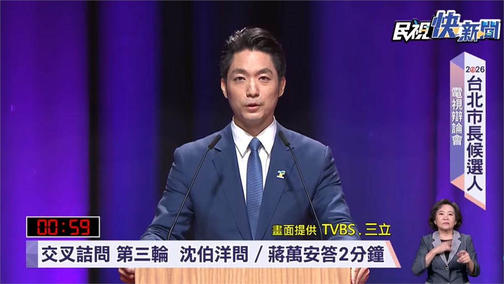 蔣萬安跑錯棚？辯論台上猛轟沈伯洋⋯資深幕僚傻眼「不像爭取連任」：像挑戰者