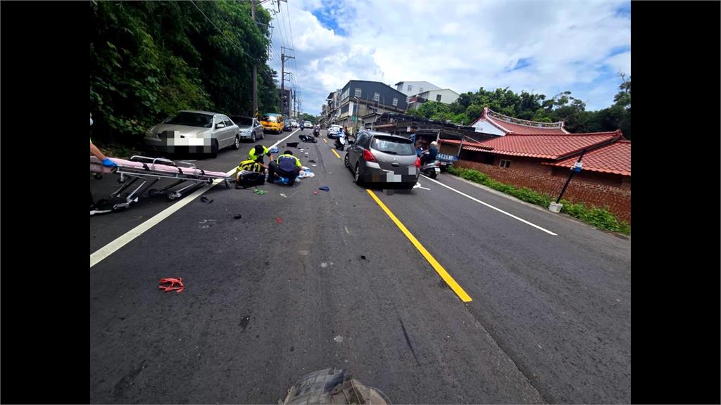 竹縣新埔女駕駛逆向撞死男騎士　「二度倒車」想掩蓋逆向事實