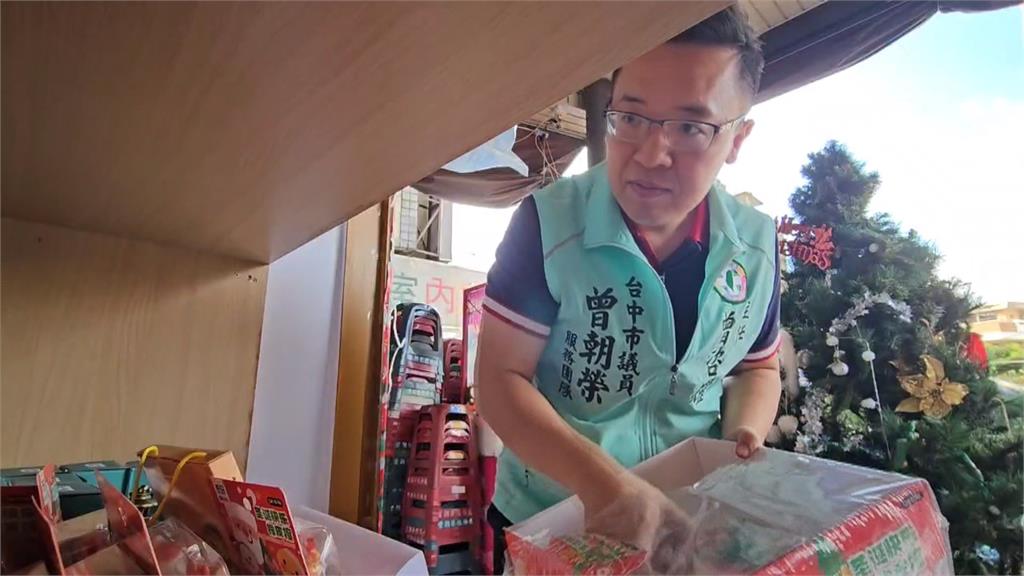 北屯激戰！民眾黨吳皇昇騎車博感情　綠營政二代曾咨耀拚接棒