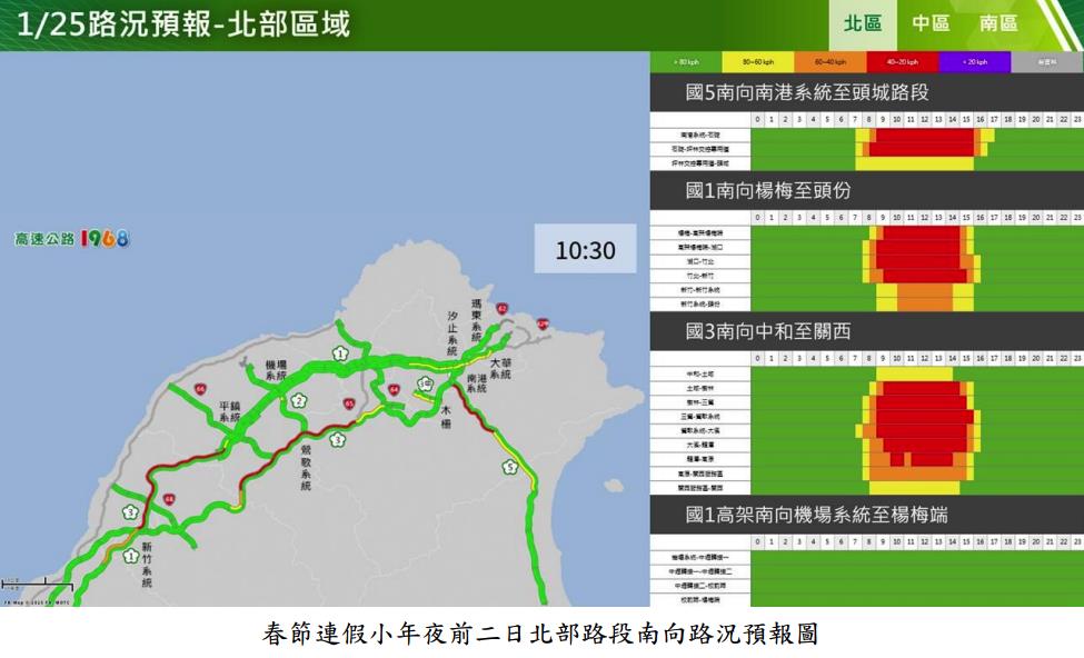 快新聞/春節連假首日!高公局估今交通量約平日1.3倍 9大地雷路段一次看