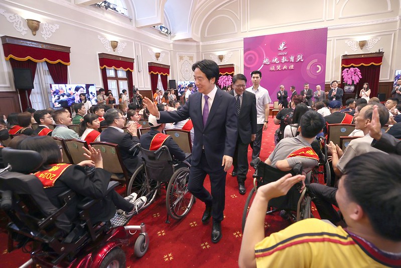 快新聞/總統教育獎今舉行頒獎典禮 賴清德盼生命鬥士故事鼓舞更多人