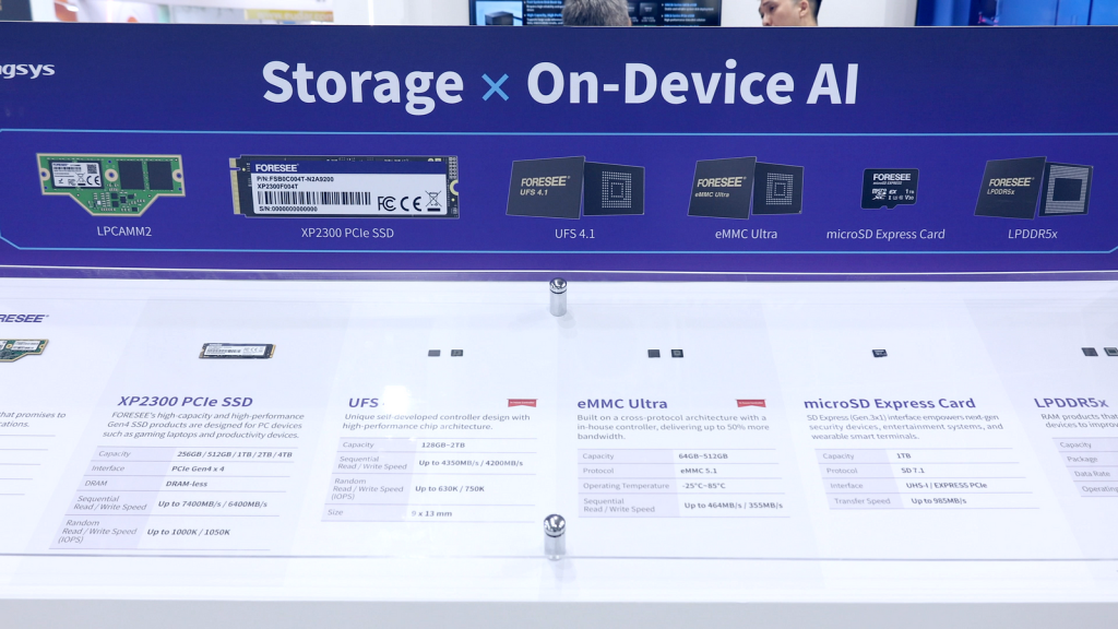 儲存遇見 AI。Longsys 攜手 Lexar 展出全方位儲存產品 打造 PTM 商業模式