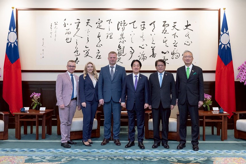 快新聞/總統賴清德接見歐洲議會議員訪台團 盼深化雙邊各領域合作