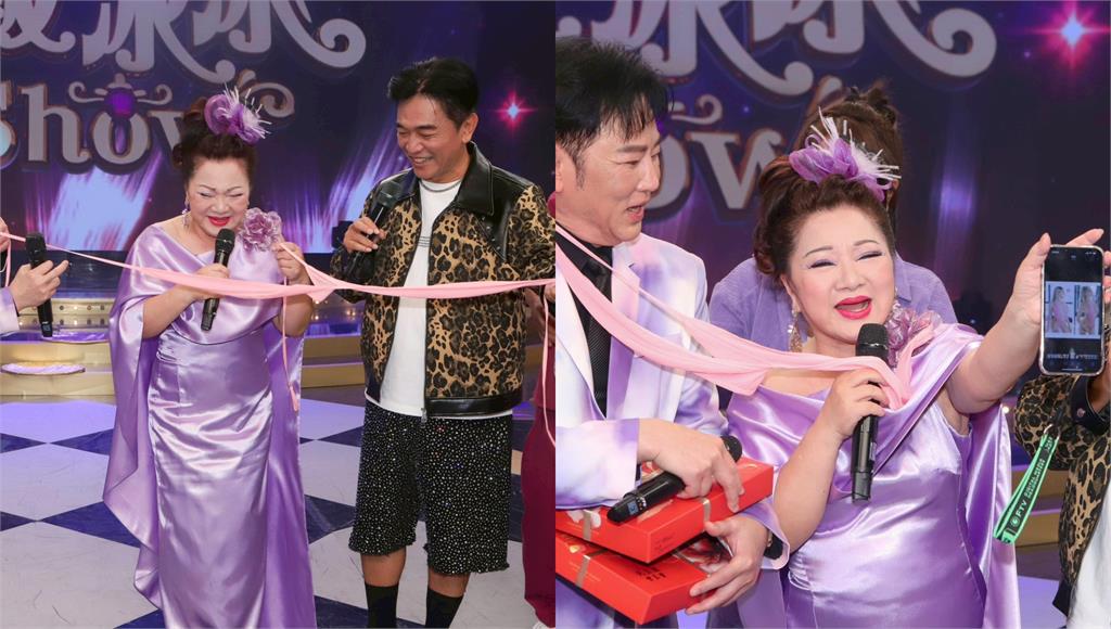 吳宗憲送粉紅比基尼「後背僅細線死撐」　白冰冰嗨喊「1條件」穿上遊街！