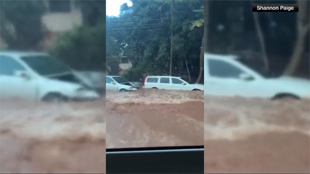 夏威夷面臨20年來最嚴重水災! 5千人撤離 損失逾10億美元