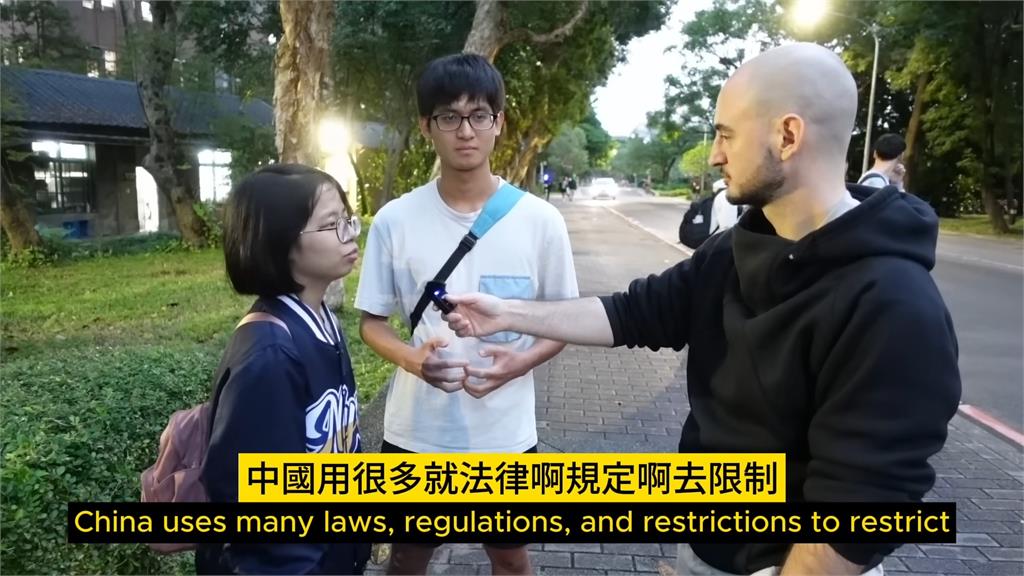 沒理由回歸中國！台大妞不想台灣被統一　舉例香港：保持民主自由有點難