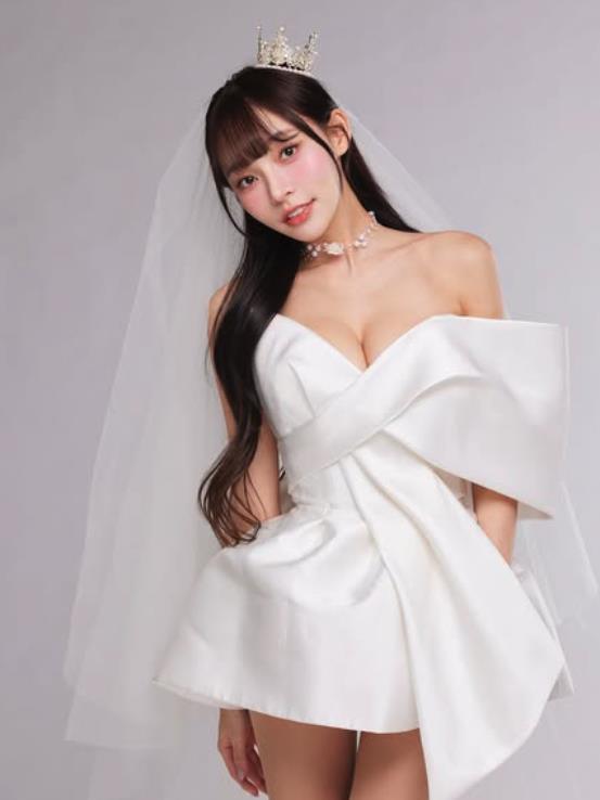 林襄絕美白紗「上下0遮」有夠兇!領口驚洩「神祕陰影」網暈眩:太過分