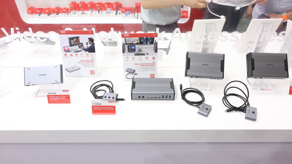 我想帶走這幾樣……COMPUTEX 2025 Unitek 首度亮相 Thunderbolt 5 Dock