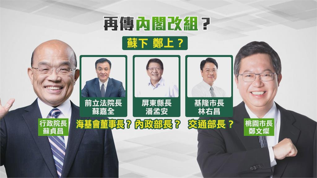 九月內閣改組? 蔡英文:內閣沒有要改組