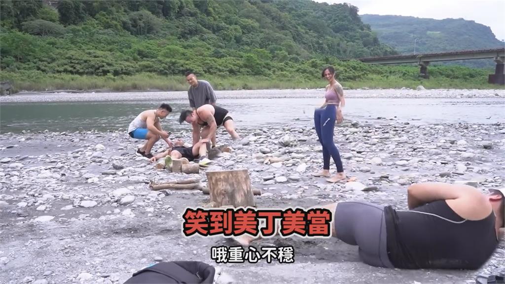 健身網紅對戰原民戰士 竟被「它」給絆倒在地