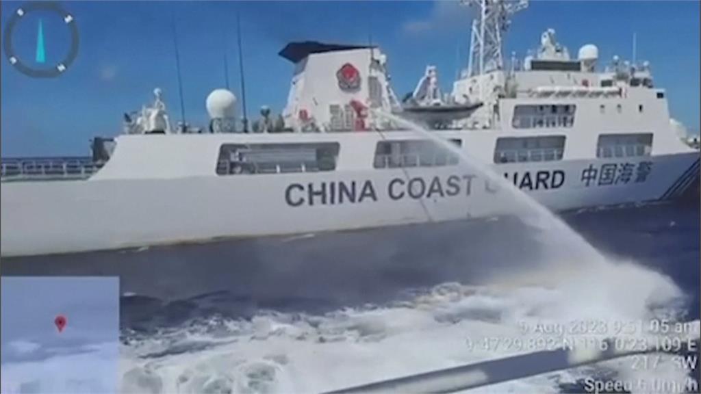中國船艦撞擊菲國船 批對方"惡意碰瓷"