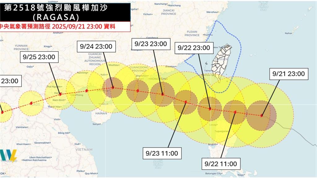 「怪物樺加沙」挾強風中午觸陸　專家示警「恐再升級」：雨勢變兇猛！