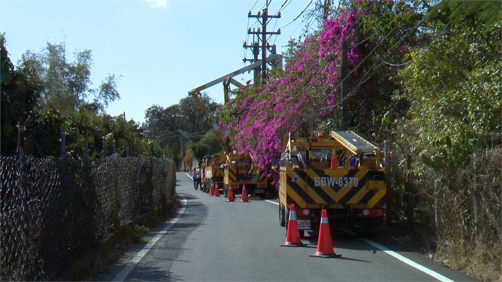 饋線跳脫、燒雜草波及 高雄2起停電致5644戶停電