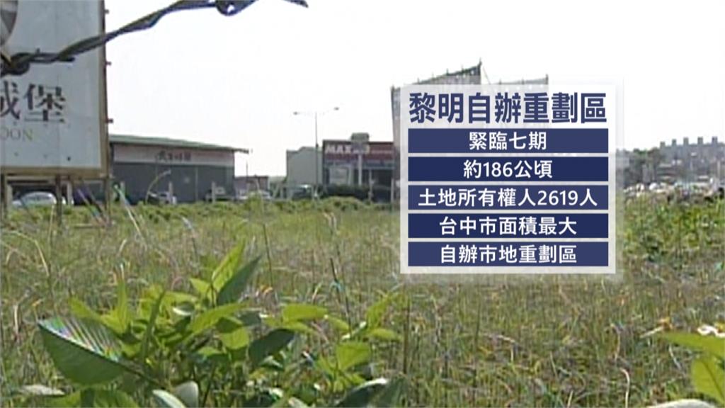 快新聞／台中自辦市區重劃遭糾正　內政部：通盤檢討現行辦法