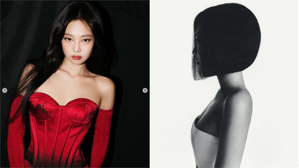 Jennie猛扯毛衣「火紅Bra現蹤」噴大V!暴改「鮑伯頭」登封面網驚:于美人?