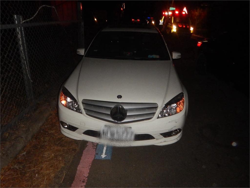 快新聞/台中賓士撞機車!疑似輾過2人還肇逃 警方調查結果出爐