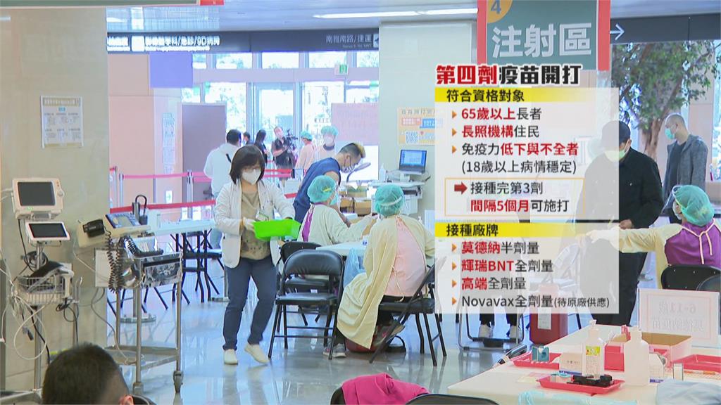 第4劑疫苗開打 符合資格長者首日就報到