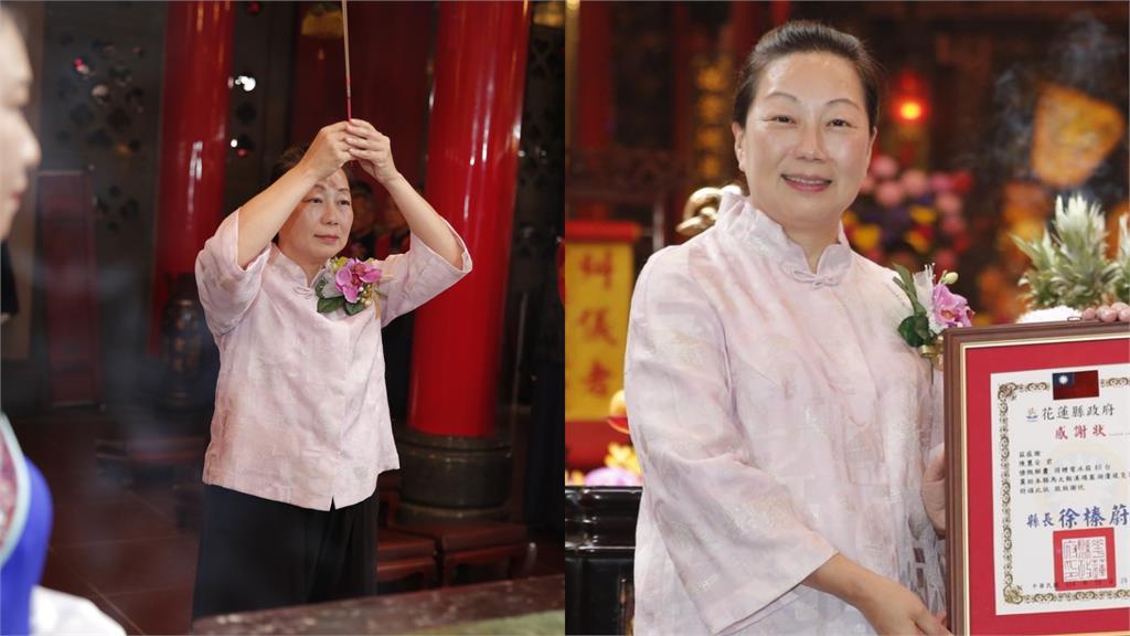 燕子口堰塞湖潰壩「徐榛蔚人在台北拜拜」！遭抓包身影網怒了：有用嗎？