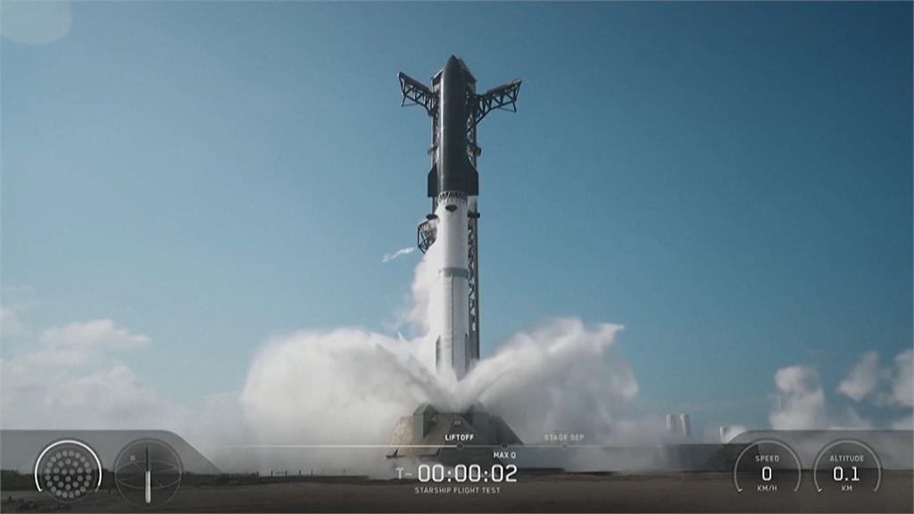 SpaceX星艦V3首次試飛成功　全程直播！濺落印度洋爆炸場面壯觀