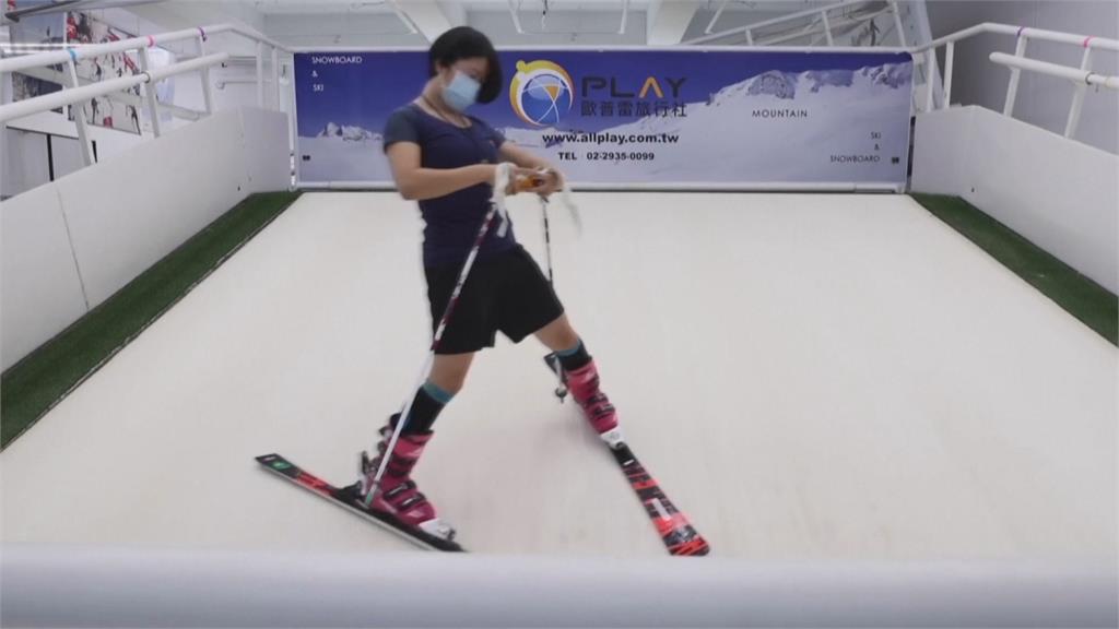 柏油路上滑雪橇　台灣女將苦練拚進冬奧