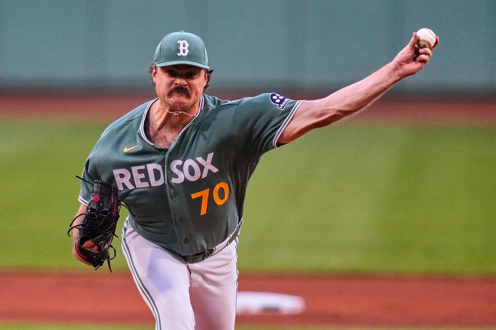 MLB(影)／「小鬍子」托勒84球狂飆14K！紅襪新王牌一戰寫下40年神紀錄