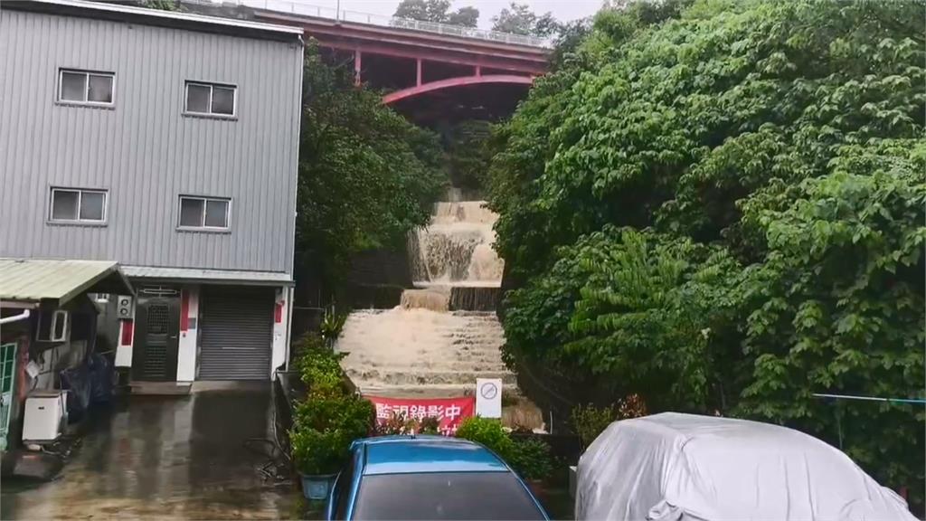 豪雨襲高雄！災情頻傳　輕軌列車慘遭路樹壓到