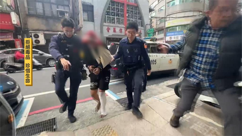通緝犯闖鐵軌最新畫面曝　疑毒駕拒檢棄車落跑仍遭逮