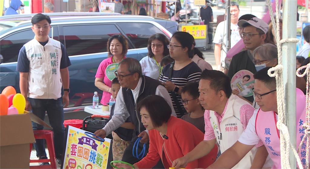 台中選戰升溫！何欣純搶先打政見牌　江啟臣找母雞強勢固樁