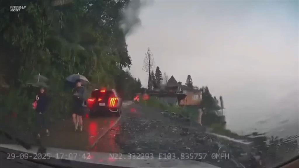 越南團變玩命團! 旅行社帶團硬闖災區 團員慘困山上
