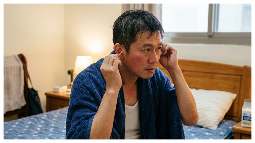 中年男挖耳驚見「黃色黴菌」　真相竟是「1壞習慣」：耳膜全發霉！