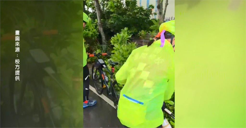 單車環台再出發! 康橋學生「綁紫緞帶」替受傷同學祈福
