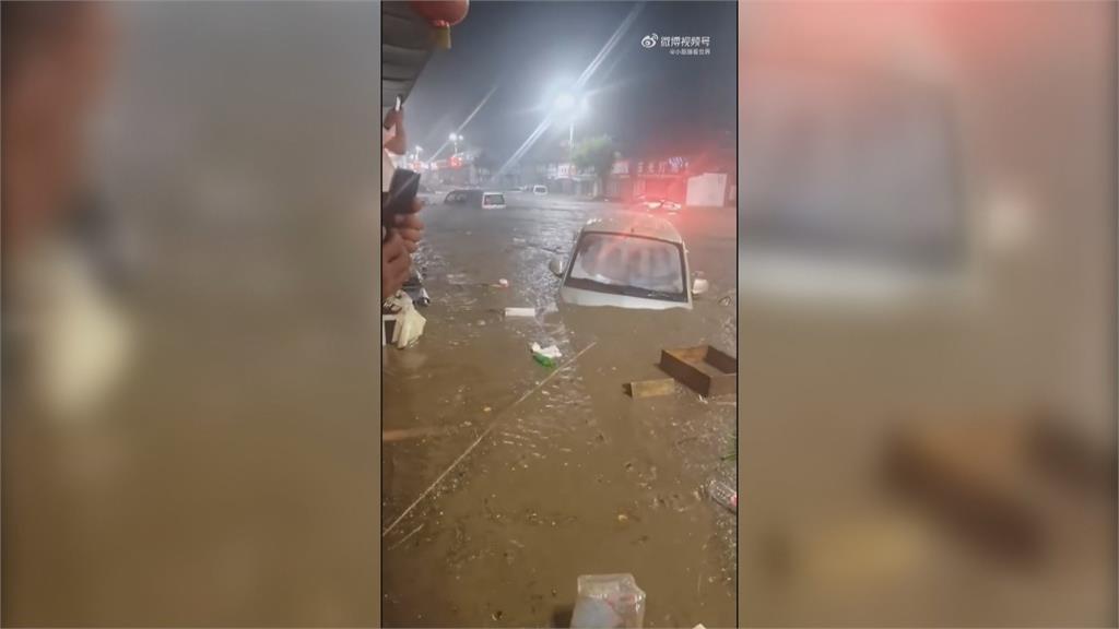 河北唐山「巴威」風災曝:1天降雨超過去年總和,數百輛車遭沖走!