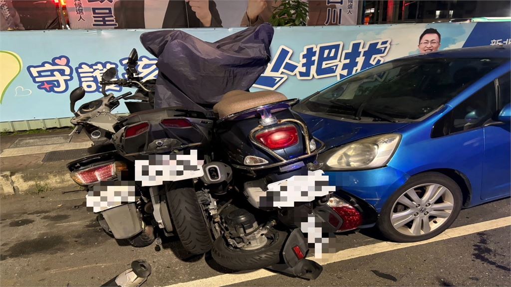毒駕男開阿法失控倒退嚕 「連撞11車」肇逃遭逮