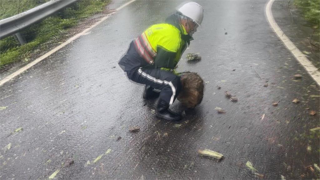 南投仁愛鄉臨時停班課　山區狂風豪雨肆虐