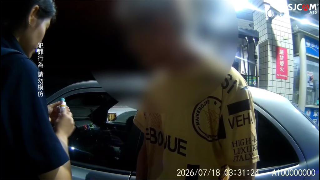 70歲翁吸嗎啡半夜開車上路　滿口謊言否認毒駕...後車廂還驚見「這東西」