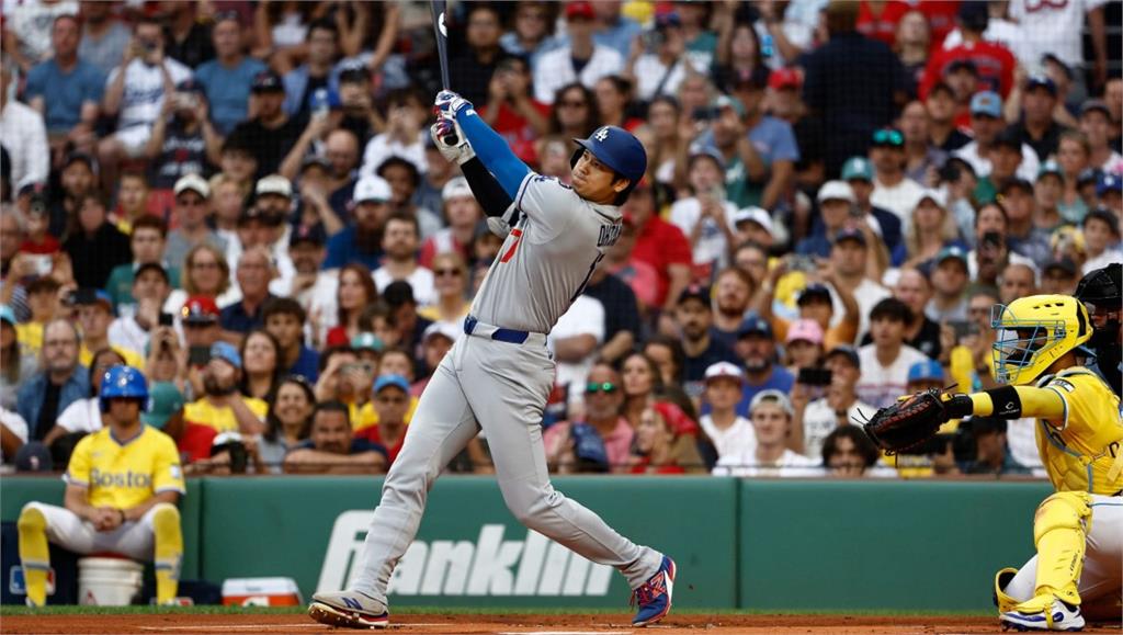 MLB(影)/大谷翔平近7場第6轟無用!賽揚王牌柯蕭失守道奇2比4不敵紅襪