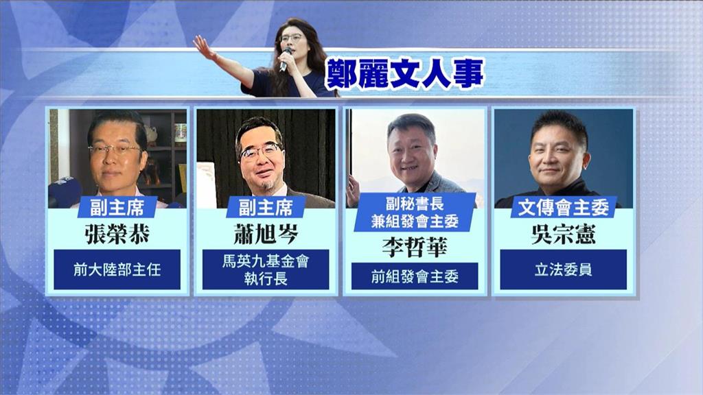 鄭麗文4大副手「連系、馬系」全入局!驚見「2中共聯絡人」張益贍說了