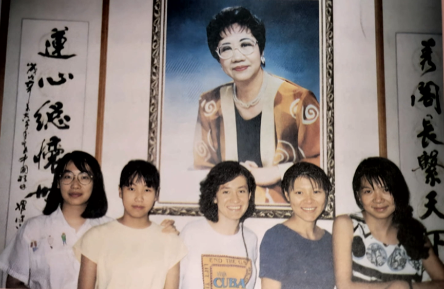 無懼中國打壓  蕭美琴在哥大設台灣攤位：連勝文也來捧場