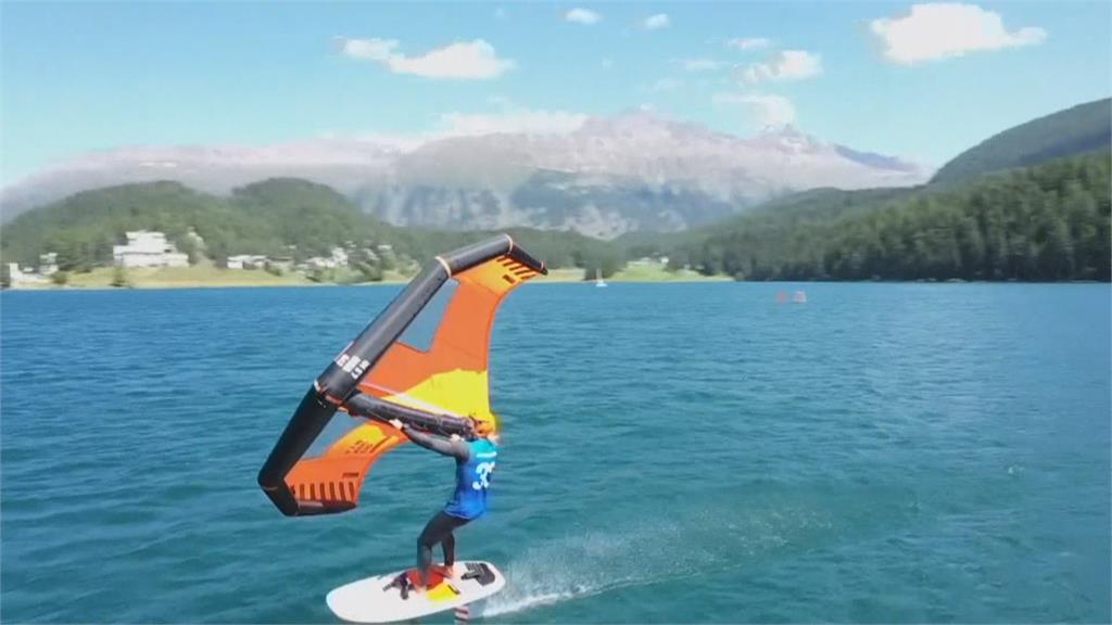 獨特水上運動風翼衝浪　結合浪板.風帆秀創意