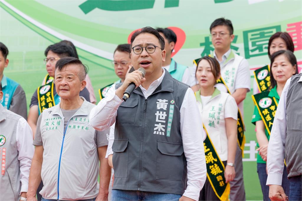 快新聞／蕭美琴桃園助選！讚黃世杰「中壢長大」　他喊話：讓我擦亮「國門」
