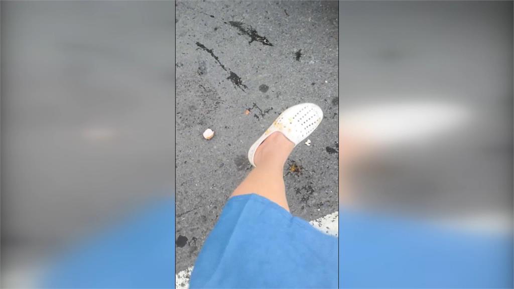 買蛋爆衝突！　攤商要求低消50　民眾控遭強迫推銷、丟雞蛋