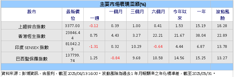 新興市場成長動能具韌性 專家:投資機會多元