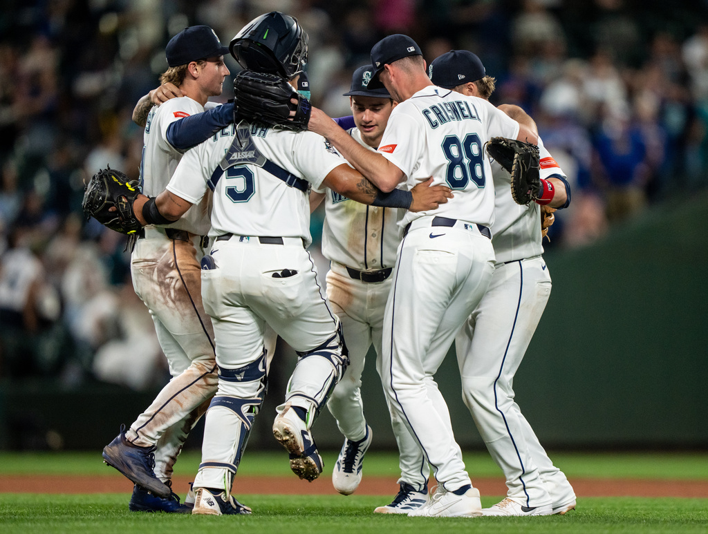 MLB(影)／21支全壘打太誇張！水手本季最長8連勝橫掃列強　席捲美聯西區
