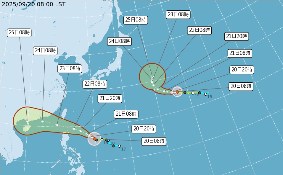 樺加沙「72小時內」升級強颱!氣象署指「前一個是康芮颱風」風雨時程曝