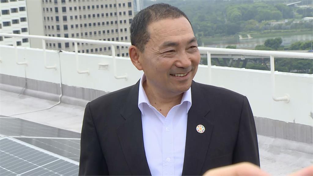 星媒報導「他」是熱門總統參選人 侯喊話「讓台灣與新加坡共好」