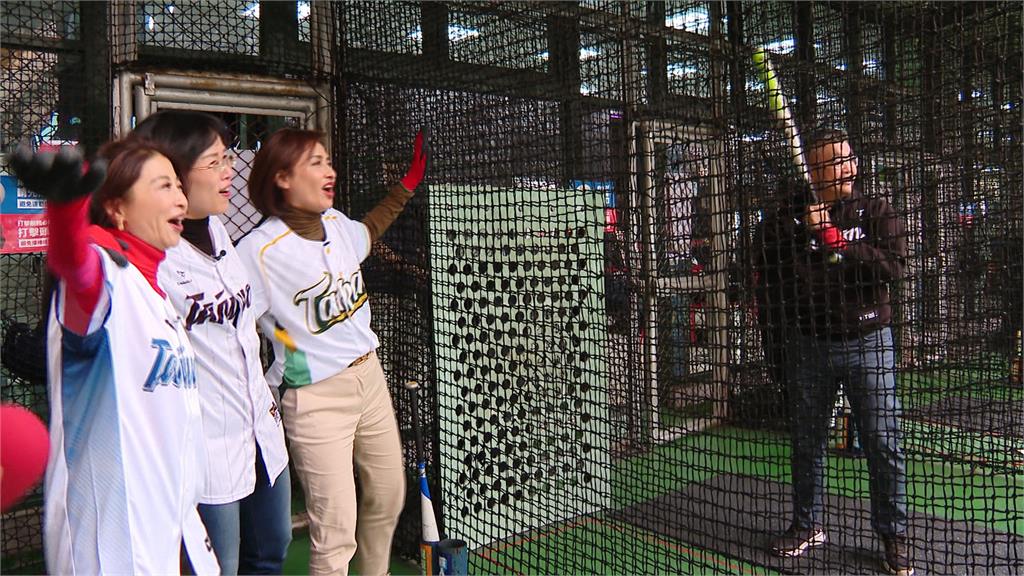 「會贏連線」打棒球熱身備戰2026 綠營選將「球來就打」拚出全壘打