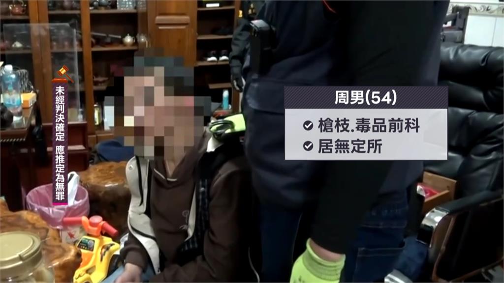 行動軍火庫?他「槍毒不離身」遭逮 租屋處再起出大量槍毒遭送辦