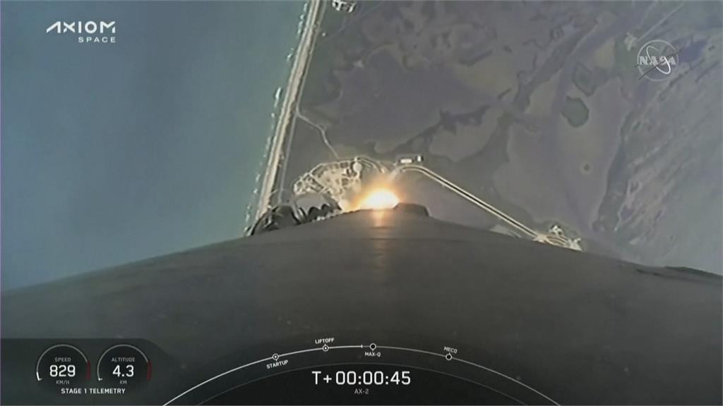 SpaceX第二趟私人任務　載首位沙烏地女太空人升空