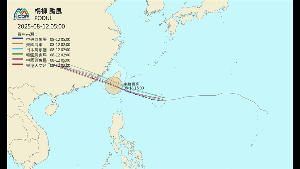 中颱楊柳來襲「估午後發陸警」　7縣市放假機率逾9成